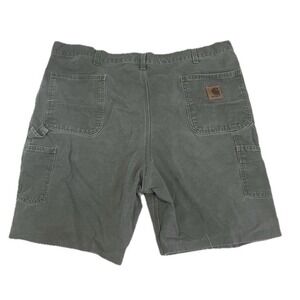 Carhartt Carpenter Shorts Mens 42 Green Original Fit Workwear‎ Grunge